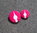 Button Weiß auf Pink