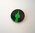 Button Grün auf Schwarz