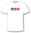 T-Shirt Herren weiss, turmstoff-Logo in blau/lila/pink