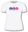 T-Shirt Damen grau-meliert, turmstoff-Logo in blau/lila/pink